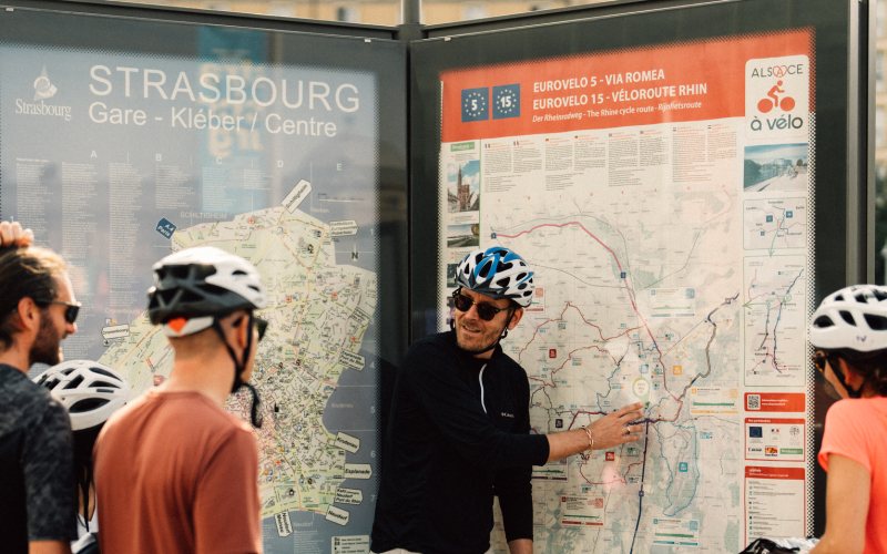 Cyclotourisme Place de la Gare à Strasbourg